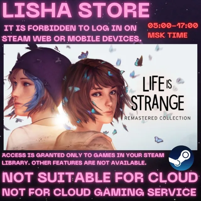 Life is Strange Remastered Collec Steam For 90 days