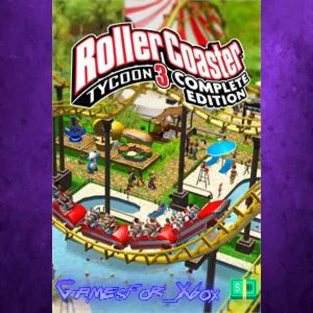 ☀️RollerCoaster Tycoon 3 Complete Edition XBOX