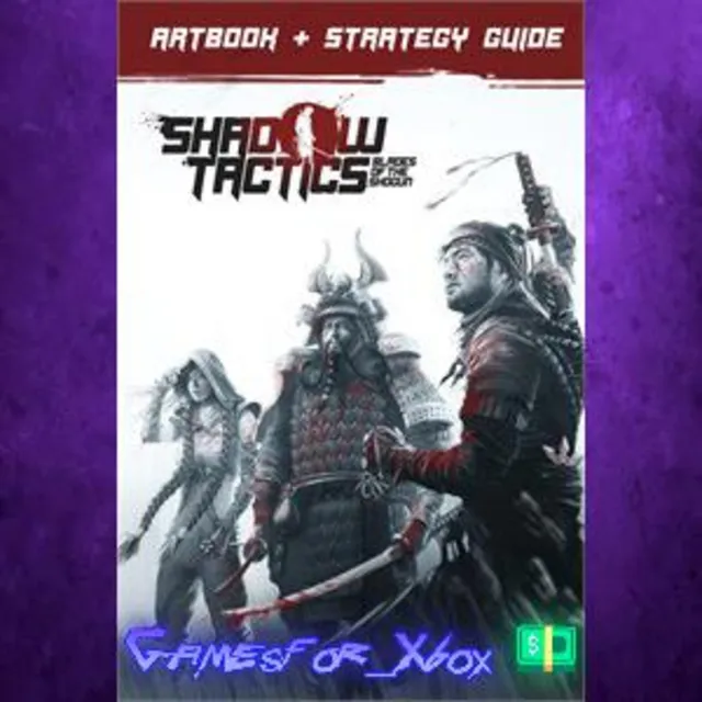 ☀️Shadow Tactics Blades of the Shogun - Artbook &amp; Strategy Guide XBOX
