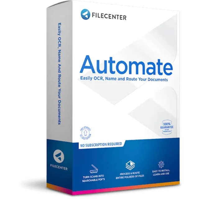 FileCenter Automate Professional Plus 12  Key