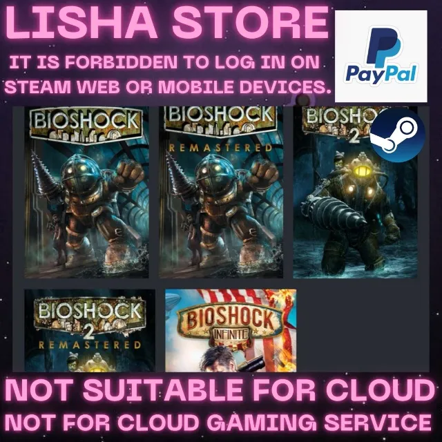 Bioshock Infinite+2+1 Remastered Стим На 30 или 90 дней