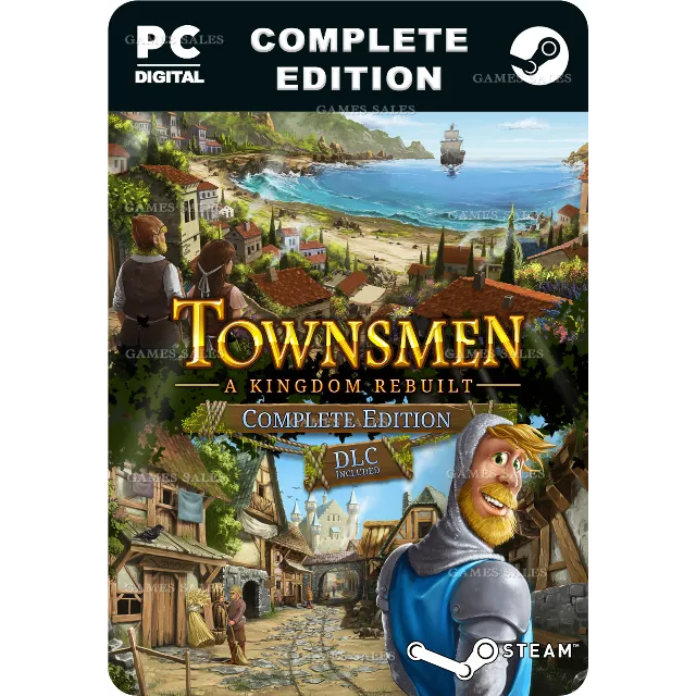✅💙TOWNSMEN - A KINGDOM REBUILT COMPLETE EDITION💙STEAM