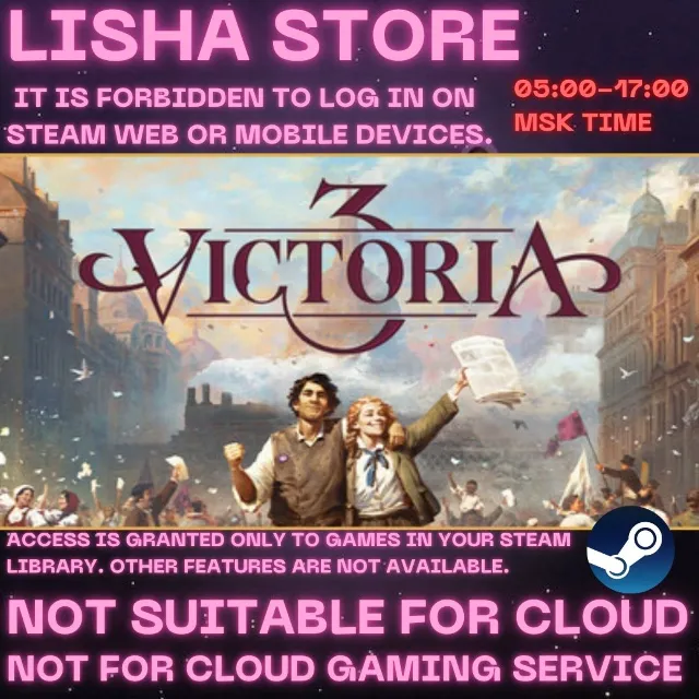 Victoria 3 Mac &amp; PC Стим Оффлайн на 90 дней