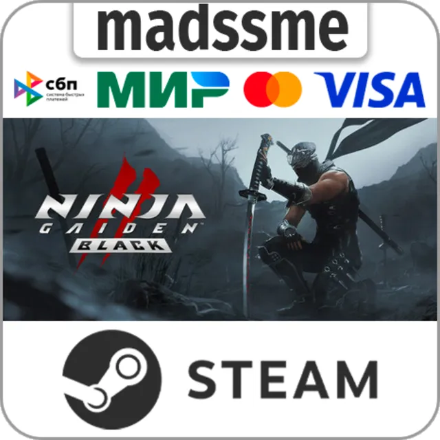 NINJA GAIDEN 2 Black * RU/KZ/СНГ/TR/AR * STEAM 🚀 АВТО