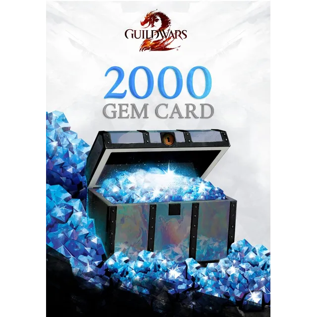 GUILD WARS 2 - 2000 GEMS CARD💎GLOBAL🔑КЛЮЧ🌎