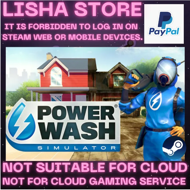 PowerWash Simulator Стим Оффлайн на 90 дней