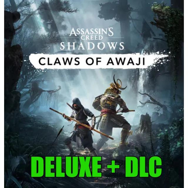ASSASSINS CREED SHADOWS・DELUXE + CLAWS OF AWAJI・UBISOFT