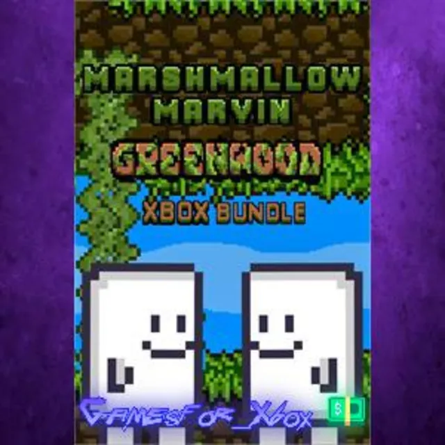 ☀️Marshmallow Marvin Greenwood Xbox Bundle XBOX