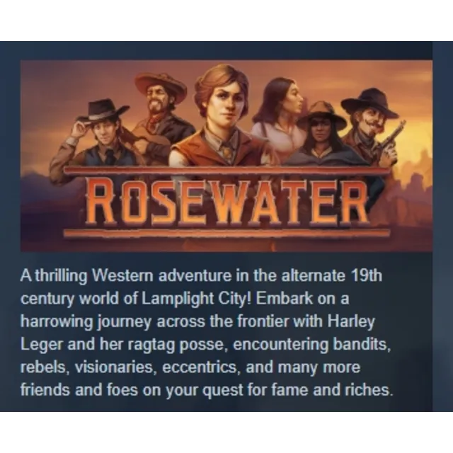 Rosewater АВТОДОСТАВКА STEAM GLOBAL МГНОВЕННО ЛИЦЕНЗИЯ