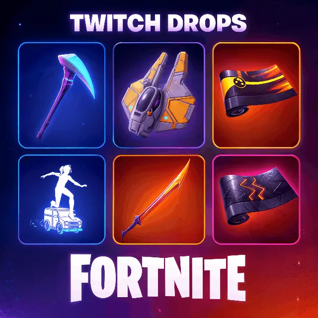 FORTNITE | ТВИЧ ДРОПС | 71 ПРЕДМЕТОВ/КИРКИ/СКИНЫ/ОБЕРТКИ