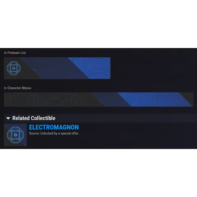 Destiny 2 эмблема - ЭЛЕКТРОМАГНОН