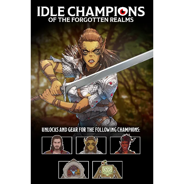 Idle Champions - Five Free Champions Lae'zel's | XBOX | DLC-пакет