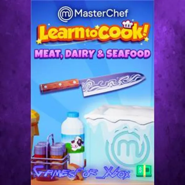 ☀️MasterChef Learn to Cook! - Meat, Dairy &amp; Seafood XBOX DLC
