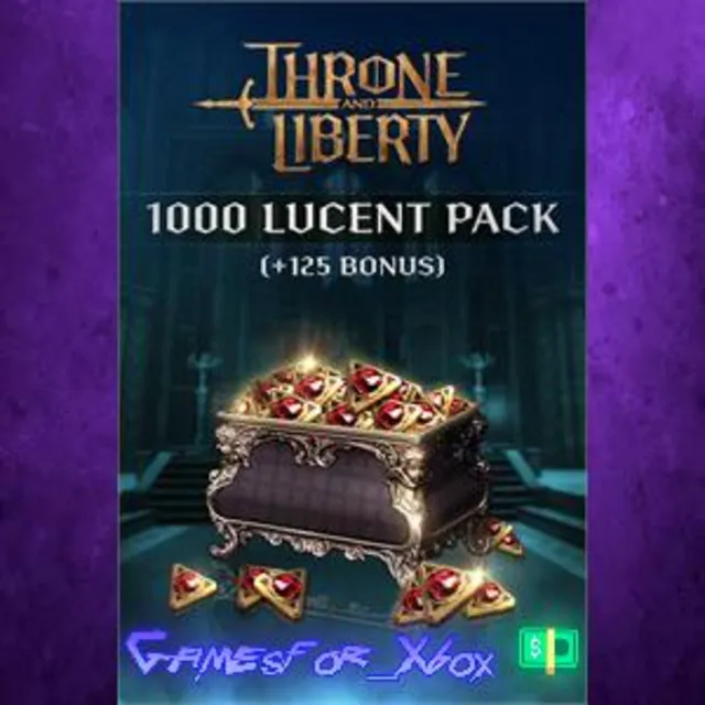 ☀️1,000 Lucent Pack +125 Bonus - THRONE AND LIBERTY XBOX DLC