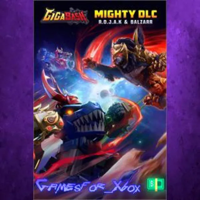 ☀️GigaBash - Mighty DLC R.O.J.A.K &amp; Balzarr XBOX DLC