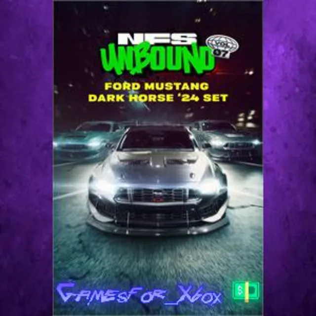 ☀️Need for Speed Unbound - Ford Mustang Dark Horse ’24 Set XBOX DLC