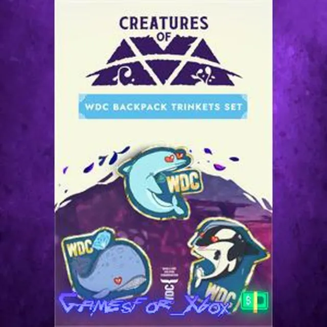 ☀️Creatures of Ava WDC Charity Backpack Trinkets Set XBOX DLC