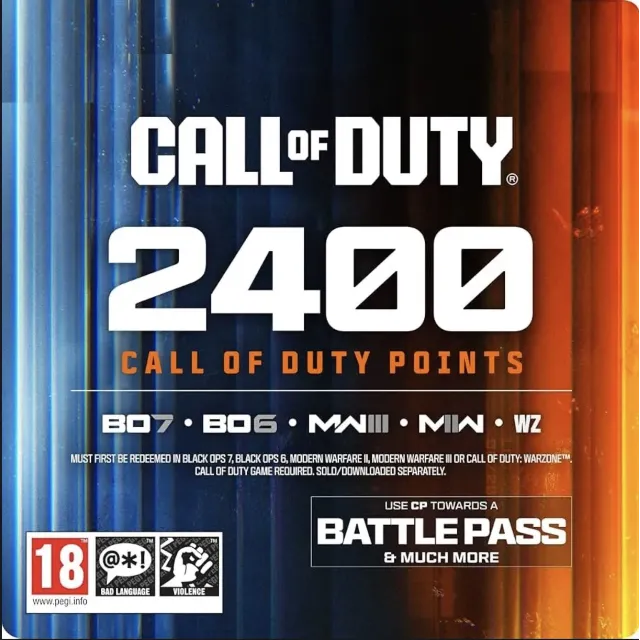 ⚡XBOX БЕЗ СМЕНЫ IP/ Call of Duty: Black Ops 7/Warzone - 2400 CP