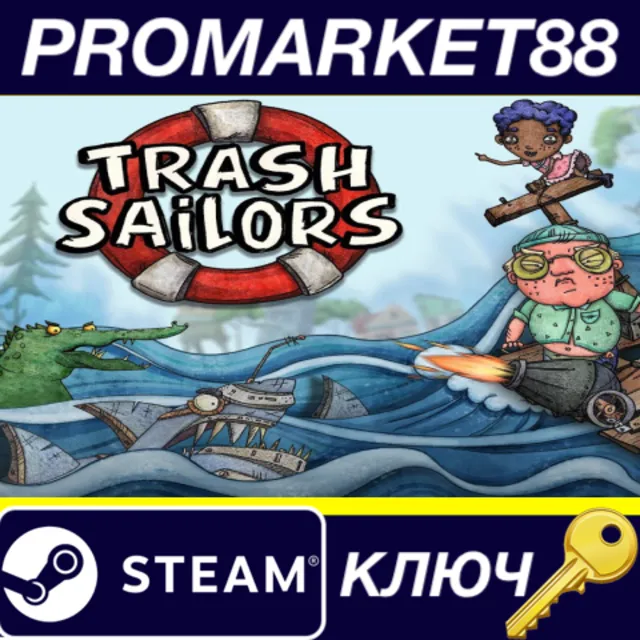⭐ Trash Sailors Steam КЛЮЧ 🔑 GLOBAL