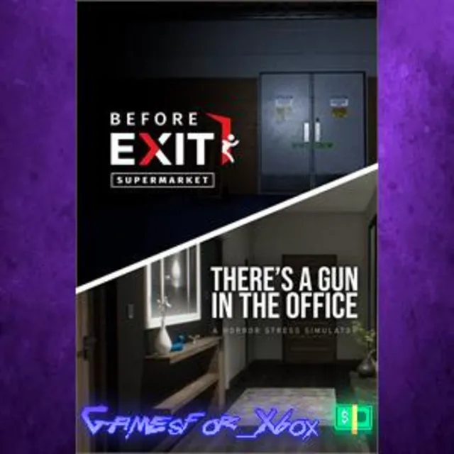 ☀️Before Exit Supermarket + There’s a Gun in the Office bundle XBOX