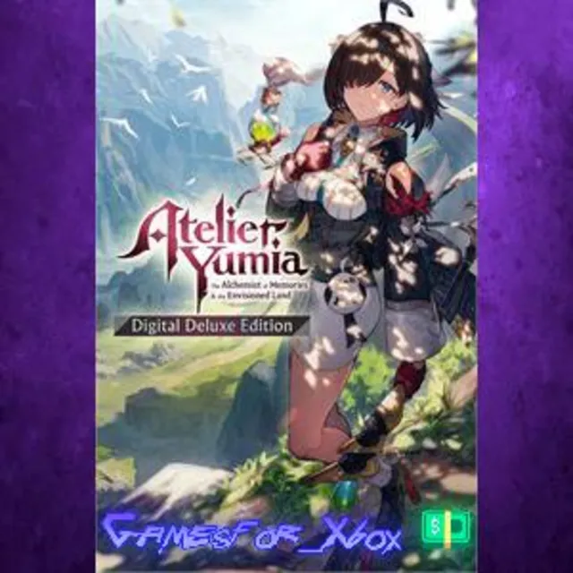 ☀️Atelier Yumia The Alchemist of Memories &amp; the Envisioned Land Digital Deluxe E XBOX