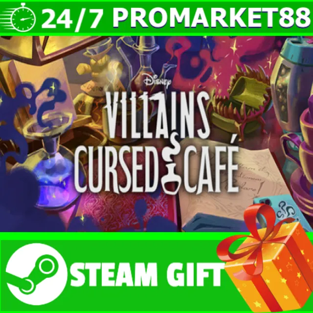 ⭐️ВСЕ СТРАНЫ+РОССИЯ⭐️ Disney Villains Cursed Café STEAM