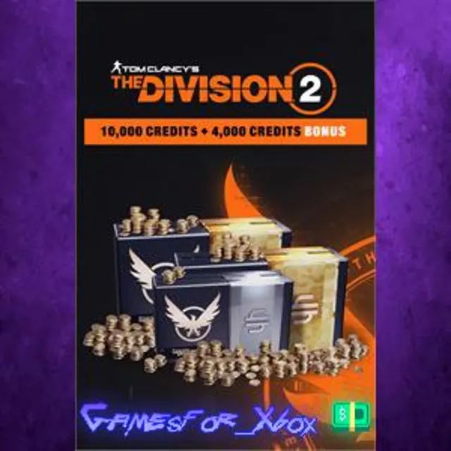 ☀️14,000 Premium Credits Pack - Tom Clancy’s The Division 2 XBOX DLC