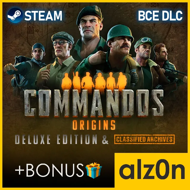 🟥Commandos: Origins - Deluxe &amp; C.A. [ВСЕ DLC]🧿STEAM