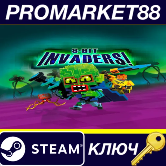 ⭐ 8-Bit Invaders! Steam КЛЮЧ 🔑 GLOBAL