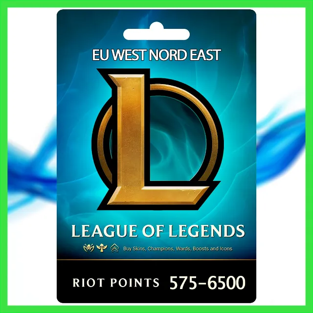✅League of Legends [575-6500 RP] EU West/Nord/East