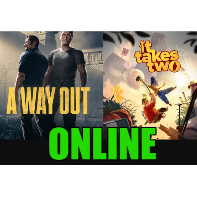 ・A Way Out + It Takes Two・ОНЛАЙН・STEAM・на 5-30 дней