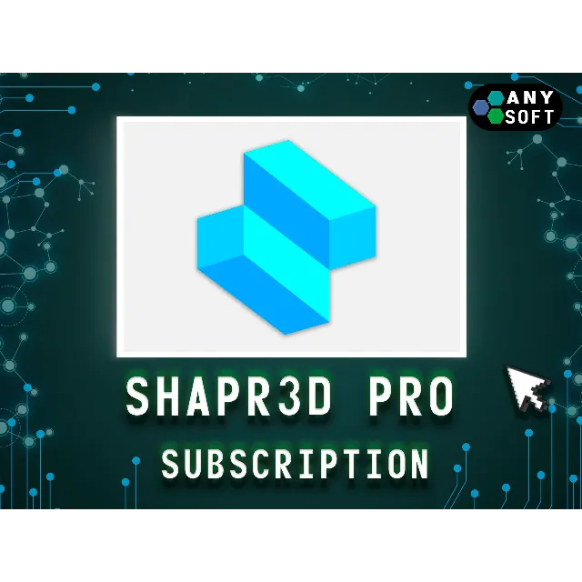 Shapr3D Pro Windows/Mac/iPad 12 месяцев