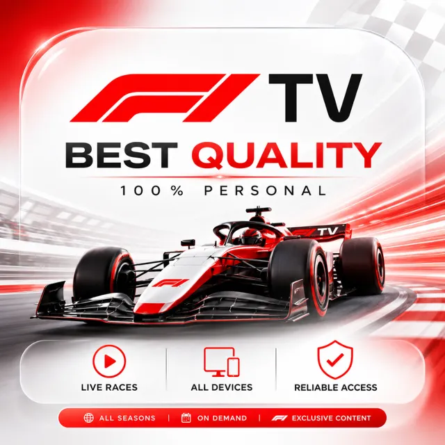 F1TV - Гарантия F1 TV (PRO) и (PREMIUM) на 1–12 месяцев
