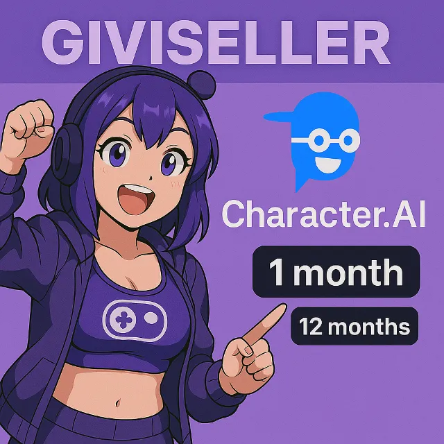 💬✨ CHARACTER.AI PREMIUM 🔁 ПРОДЛЕНИЕ C.AI+ 🔓