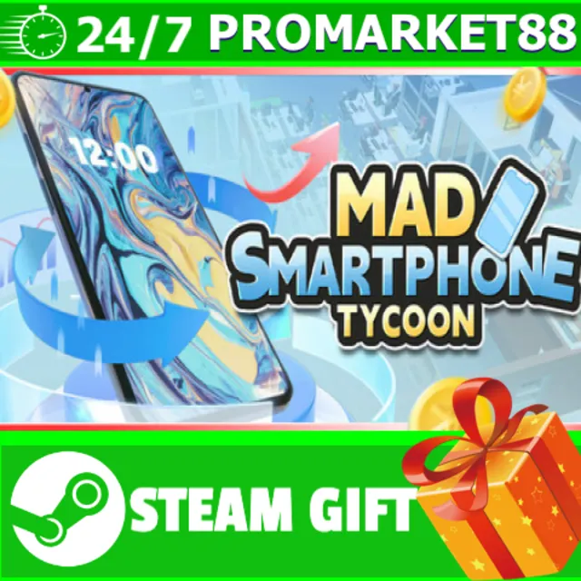 ⭐️ВСЕ СТРАНЫ+РОССИЯ⭐️ Mad Smartphone Tycoon STEAM GIFT