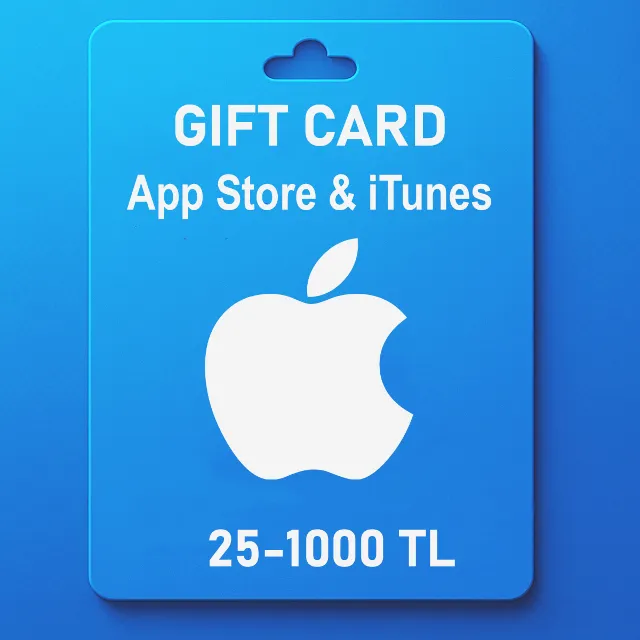 ✅App Store &amp; iTunes Gift Card [25-1000 TL] Турция