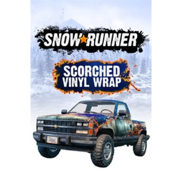 🟢SnowRunner – Scorched Vinyl Wrap🟢Xbox