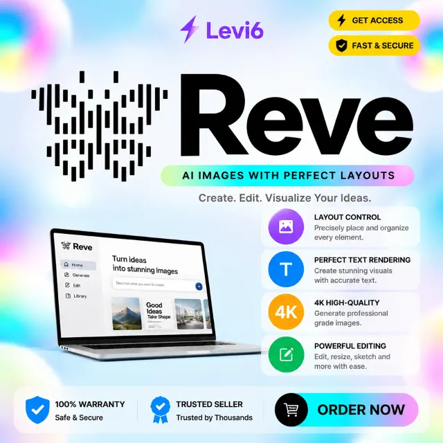 Reve AI丨 reve.app Lite/Pro Подписка 1 месяц
