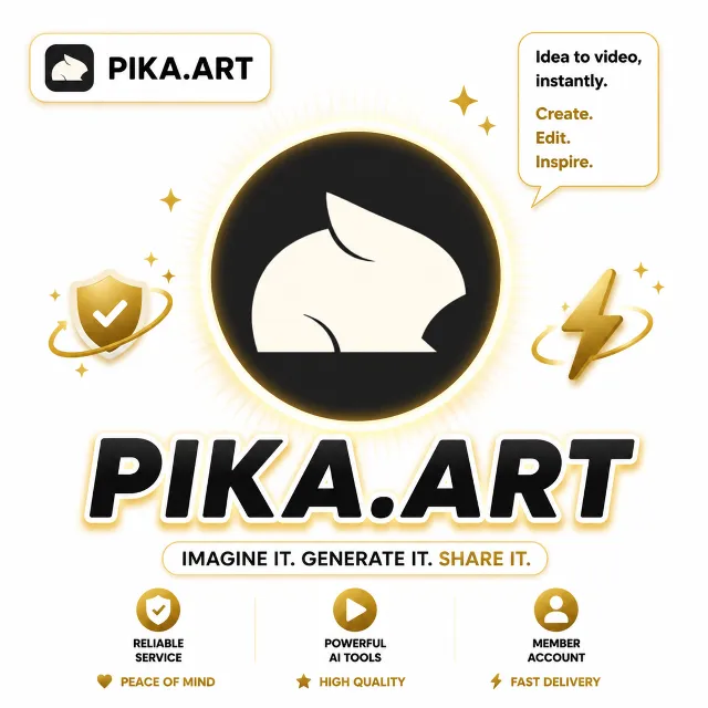 Pika AI | Стандартная, Pro, Модная подписка 1Месяц