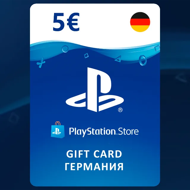 PlayStation (PSN) Gift Card [5 Евро] Германия