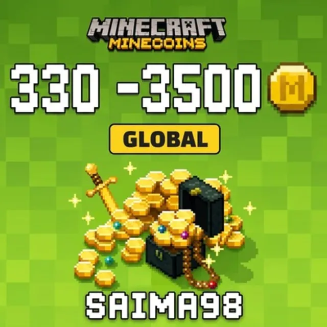 Minecraft MineSoins Pack 330-3500 ПОДАРОЧНАЯ КАРТА Глобальна
