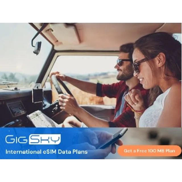 GigSky eSIM 100 МБ бесплатно и 3 USD