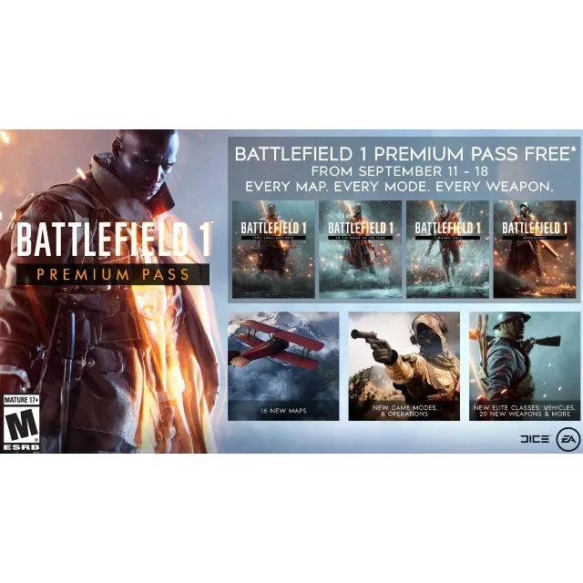 battlefield 1 Revolution - Premium pass PC EA app 👑♘