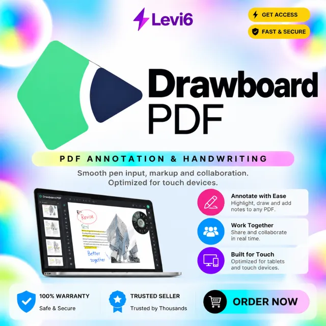 Drawboard PDF — подписка на безлимитный план на 1–12 месяцев