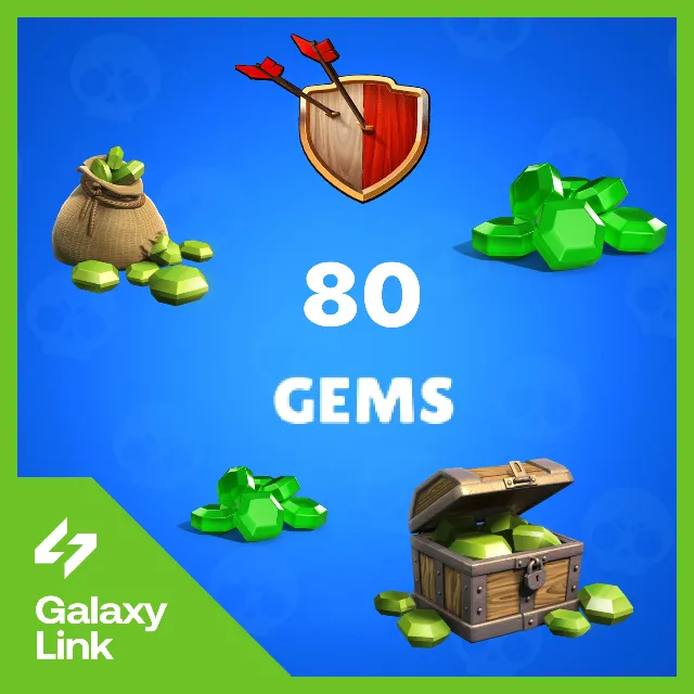 💎 80 ГЕМОВ  👑 Clash of Clans -  🌎 ВСЕ РЕГИОНЫ
