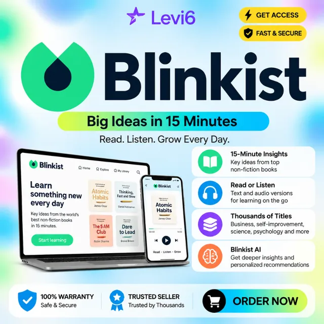Премиум-аккаунт Blinkist на 1 месяц