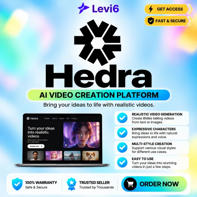 Hedra Ai Basic/Подписка для авторов 1 МЕСЯЦ