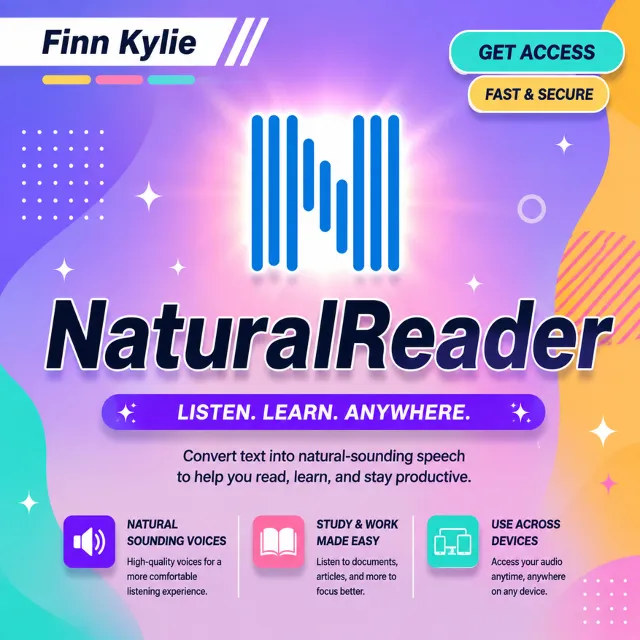 Подписка на NaturalReader Plus 1 месяц✅Общий аккаунт