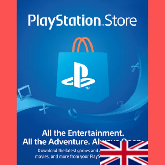 PLAYSTATION ПСН UK 20 GBP Код ВЕЛИКОБРИТАНИЯ АВТО