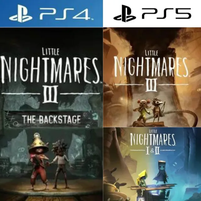 Little Nightmares III + DLC The Backstage &amp; II &amp; I PS4|PS5 Аренда от 7 дней